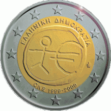 2 EURO 2009	10 jaar EMU	UNC Griekenland